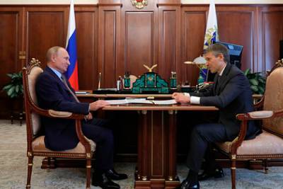 Владимир Путин встретился с главой Россельхозбанка Борисом Листовым