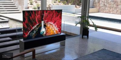 LG презентовала первый в мире сворачиваемый телевизор за 6,8 млн рублей