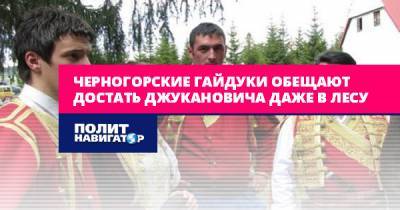 Черногорские гайдуки обещают достать Джукановича даже в лесу