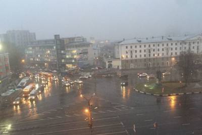 Первый снег выпал в Нижнем Новгороде 20 октября