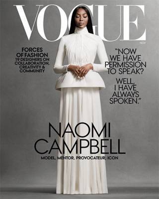 Наоми Кэмпбелл дала новое интервью о расизме, семье и своем образе «сердитой темнокожей женщины»