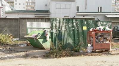 Пензенец пожаловался на бетонные плиты и бездомного у мусорки