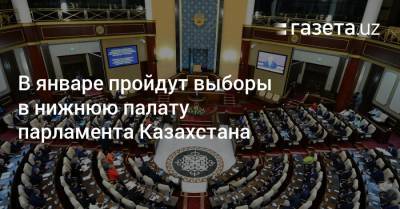 В январе пройдут выборы в нижнюю палату парламента Казахстана