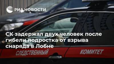 СК задержал двух человек после гибели подростка от взрыва снаряда в Лобне - ria.ru - Москва - Московская обл.