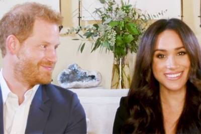 Влюбленный взгляд и разговоры о сыне: Меган Маркл и принц Гарри приняли участие в онлайн-встрече журнала Time