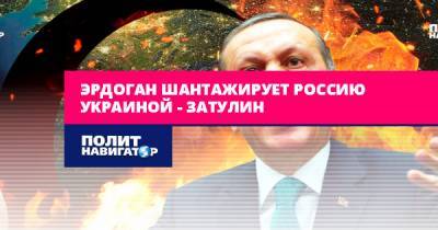 Эрдоган шантажирует Россию Украиной – Затулин