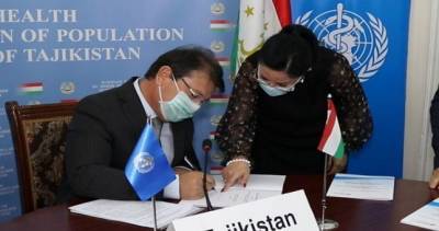 Минздрав Таджикистана и Европейское региональное бюро ВОЗ подписали Соглашение о сотрудничестве на 2 года