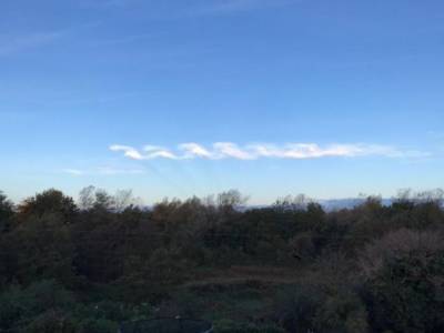 Над Дублином замечены уникальные волнистые облака