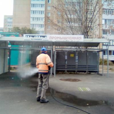 Сегодня в Ульяновске дезинфицируют 147 остановочных павильонов