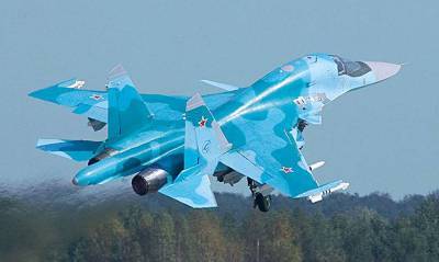В Хабаровском крае разбился истребитель Су-34 Минобороны России