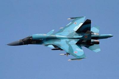 Истребитель Су-34 разбился в Хабаровском крае