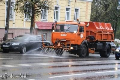 В Смоленске возобновили обработку улиц дезинфекторами