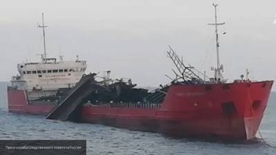 Последствия взрыва танкера в Азовском море попали на видео