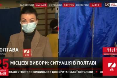 Выборы в красной зоне: На одном из участков Полтавы отсутствует разметка для соблюдения дистанции