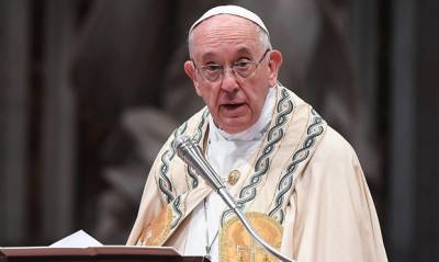 Папа Римский Франциск выступил за легализацию однополых союзов