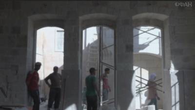 В Старом городе Алеппо восстанавливают старинные рынки у мечети Омейядов
