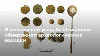 В московской усадьбе Измалково обнаружили археологические находки