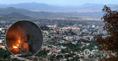 Нагорный Карабах: Степанакерт обстреляли ракетами - фото