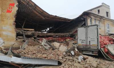 В Дегтярске наполовину рухнуло здание овощехранилища