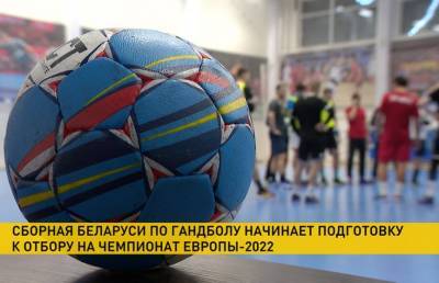 Гандболисты национальной сборной начинают тренировочный сбор под Минском