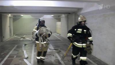 Волгоградские спасатели провели учения по тушению пожара на самом необычном виде транспорта