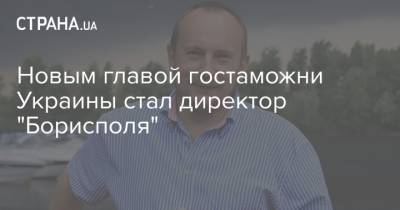 Новым главой гостаможни Украины стал директор "Борисполя"