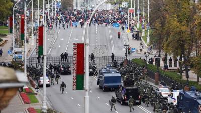Милиция применила спецсредства: как проходит акция протеста в Минске