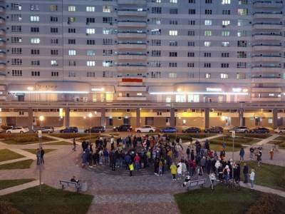 Жители Минска провели акции протеста в своих дворах