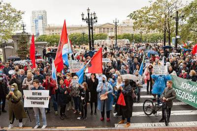 Протестующих хабаровчан за Фургала становится меньше