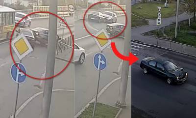 Агрессивный водитель протаранил несколько автомобилей в центре Петрозаводска: вел он себя ну совсем неадекватно