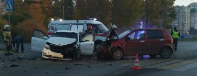 После аварии в Омске три человека были госпитализированы