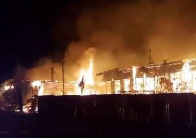 Больница в Клепиковском районе сгорела дотла