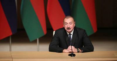 Алиев: Азербайджан освободил 7 сел на линии соприкосновения в Карабахе