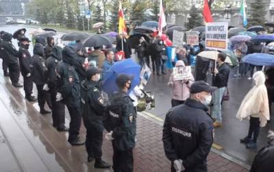 В Хабаровске прошла очередная массовая акция поддержки экс-губернатора Сергея Фургала