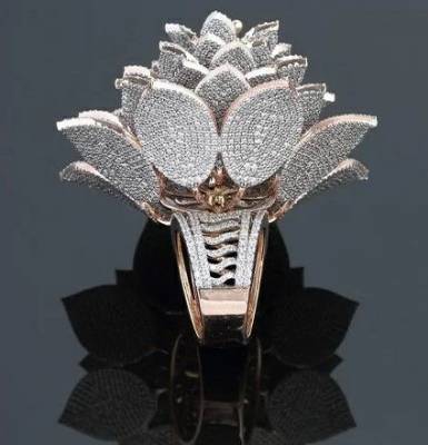 Индийский ювелир создал кольцо с наибольшим в мире количеством бриллиантов (ФОТО)
