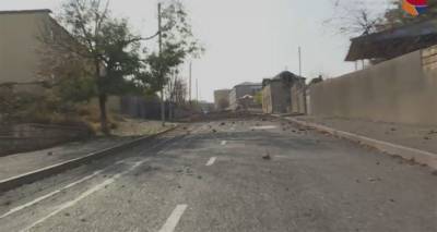 Как выглядит Шуши после ударов из РСЗО "Смерч" – видео