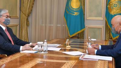 Аким Туркестанской области доложил президенту о росте экономики в регионе на 105%