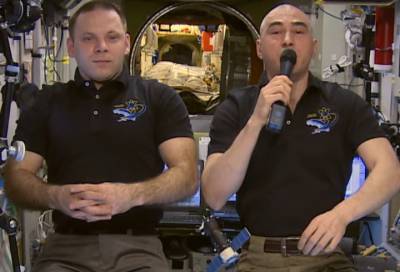 Российские космонавты с МКС поздравили землян с годовщиной запуска первого спутника