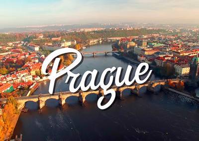 Видео: осенняя Прага с высоты птичьего полета