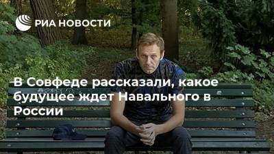 В Совфеде рассказали, какое будущее ждет Навального в России
