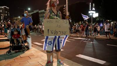 Новые протесты против Биньямина Нетаньяху
