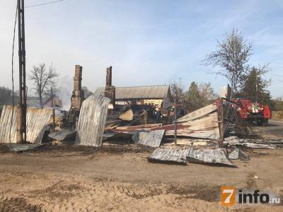 СК подтвердил гибель двух пенсионерок на пожаре в Клепиковском районе
