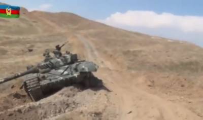Войска Азербайджана подбили девять армянских танков