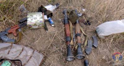 В Карабахе выложили фото конфискованного у ВС Азербайджана оружия
