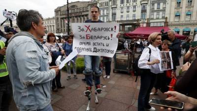 Российские правозащитники выступили в поддержку граждан Беларуси
