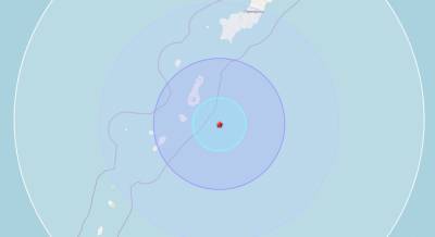 В районе северных Курил произошло землетрясение магнитудой 5.0
