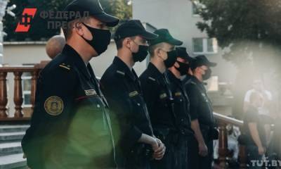 В Минске протестующие вывели из строя водомет