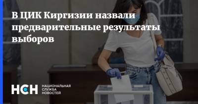 В ЦИК Киргизии назвали предварительные результаты выборов
