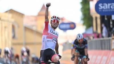 Улисси победил на втором этапе веломногодневки «Джиро Д'Италия»