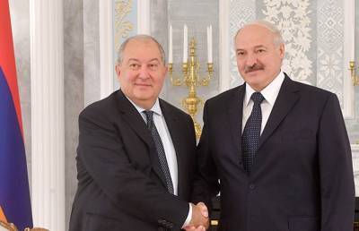 Саркисян позвонил Лукашенко и рассказал о ситуации в Нагорном Карабахе